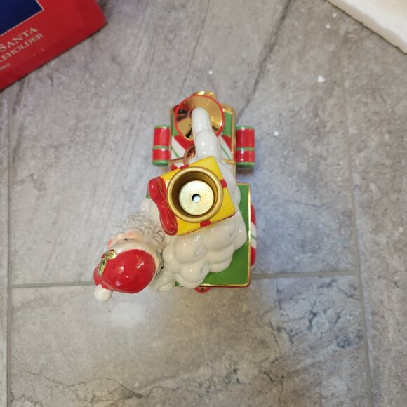 Christopher Radko Letters To Santa Santa Candle Holder Train Christmas Holiday - Picture 6 of 10